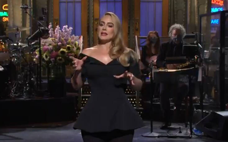 «Μισή» εμφανίστηκε η Αντέλ στο Saturday Night Live» μετά από 12 χρόνια