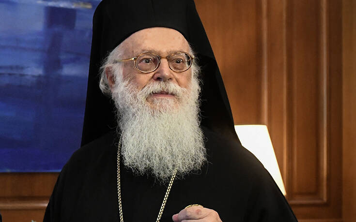 Θερμές ευχαριστίες από τον Αρχιεπίσκοπο Αλβανίας Αναστάσιο, που πήρε εξιτήριο