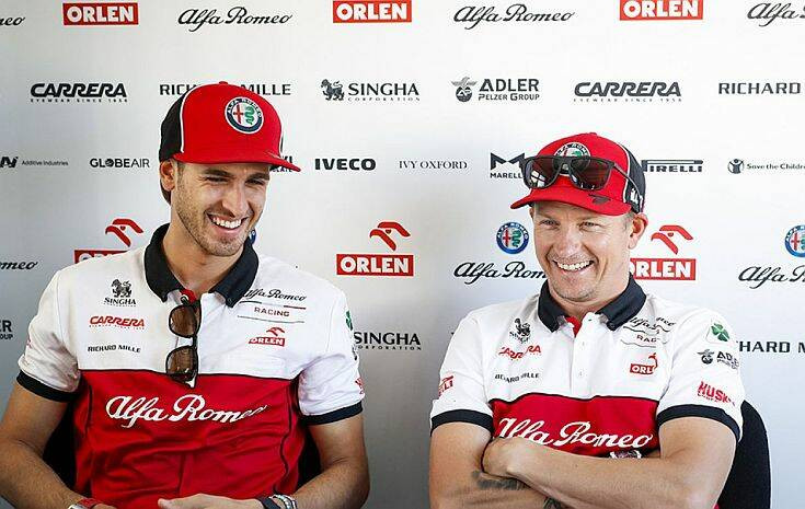 Kimi Räikkönen και Antonio Giovinazzi