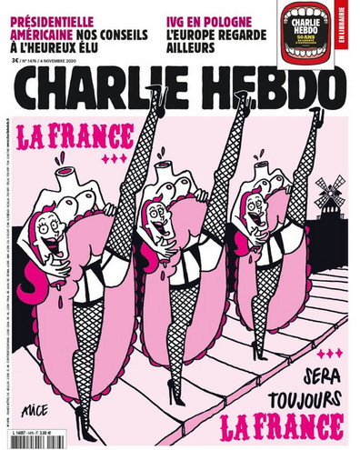 Charlie Hebdo: Εξώφυλλο με αποκεφαλισμένες χορεύτριες για τις τρομοκρατικές επιθέσεις