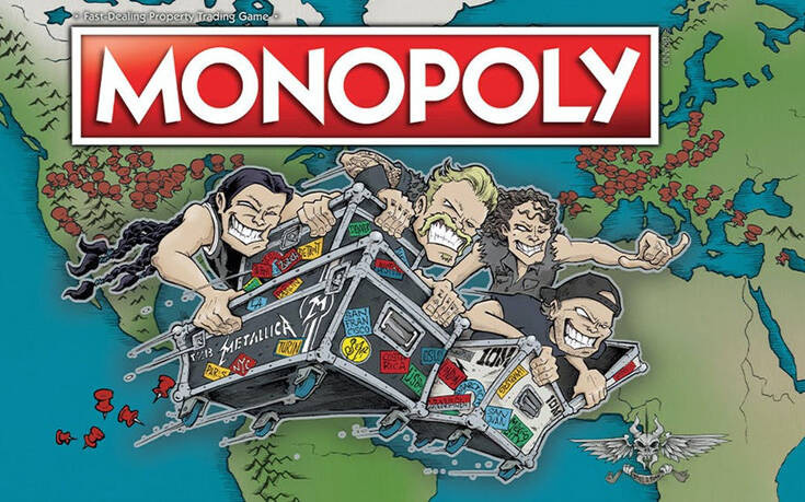 Monopoly με άρωμα&#8230; Metallica: Το επιτραπέζιο «World Tour» έχει θέμα τις περιοδείες τους σε επτά ηπείρους