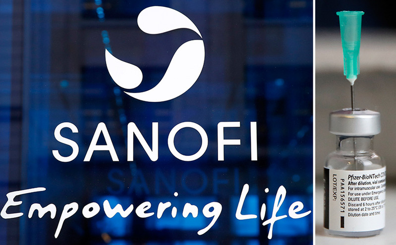 Χέρι βοηθείας της Sanofi σε Pfizer: Επιπλέον 100 εκατ. δόσεις εμβολίων για την ΕΕ