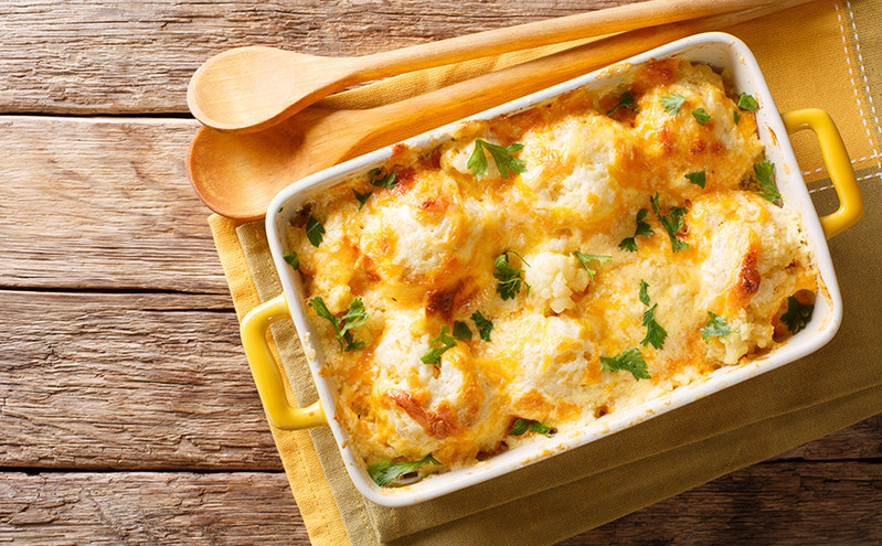 Κουνουπίδι με αβγά στο φούρνο