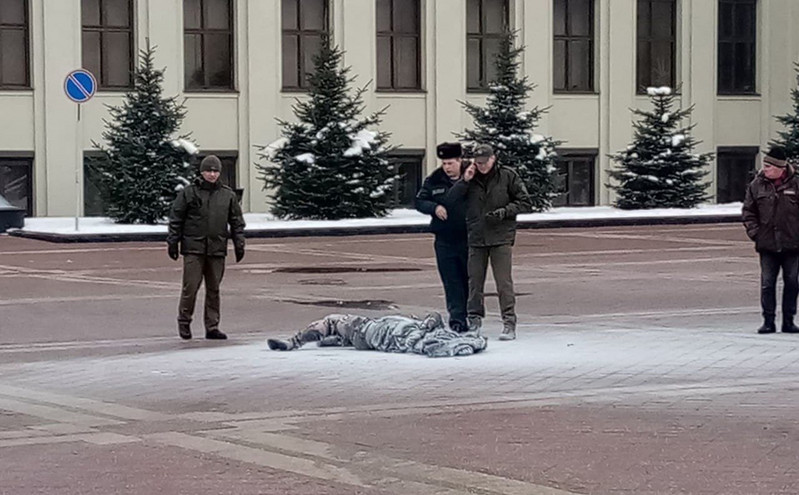 Λευκορωσία: Άνδρας αυτοπυρπολήθηκε έξω από το κεντρικά γραφεία της κυβέρνησης