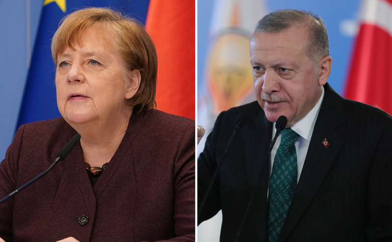 Τηλεδιάσκεψη της Μέρκελ με τον Ερντογάν: «Σημαντικό να επιτευχθεί πρόοδος στα διαφιλονικούμενα θέματα»