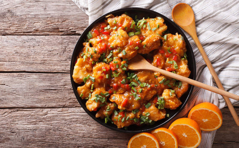 Εύκολο κοτόπουλο με πορτοκάλι