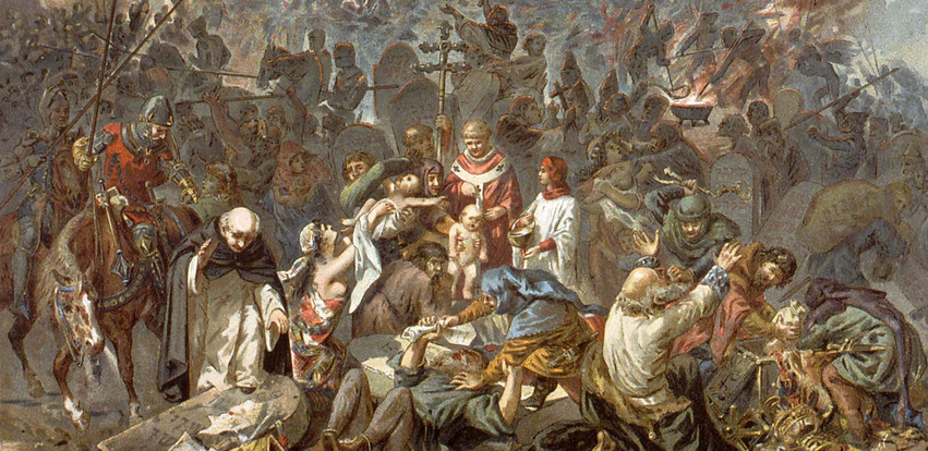 Η ημέρα του Αγίου Βαλεντίνου που κάηκαν ζωντανοί χιλιάδες Εβραίοι ως υπεύθυνοι για την πανούκλα