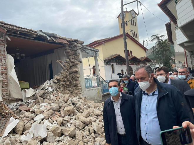 Τσίπρας για τον σεισμό στην Ελασσόνα: Προέχει η άμεση στήριξη των πληγέντων