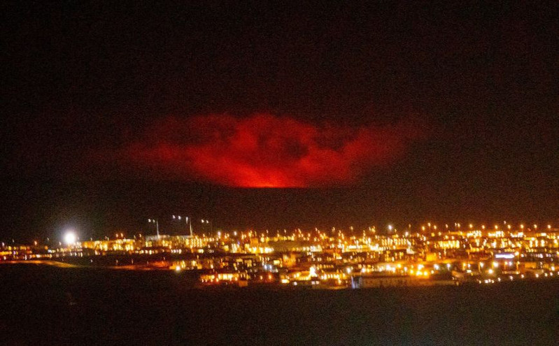 Ηφαιστειακή έκρηξη κοντά στο Ρέικιαβικ