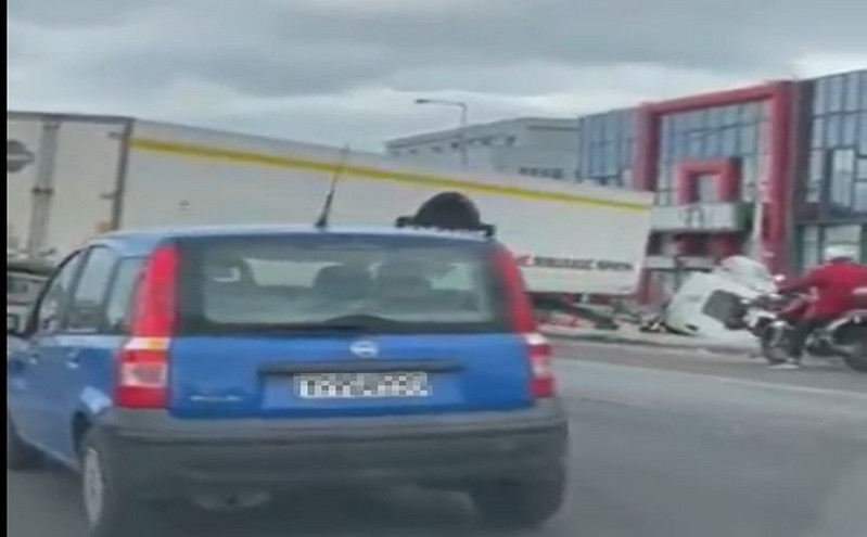 Τροχαίο με νταλίκα που δίπλωσε στη Λεωφόρο Κηφισού