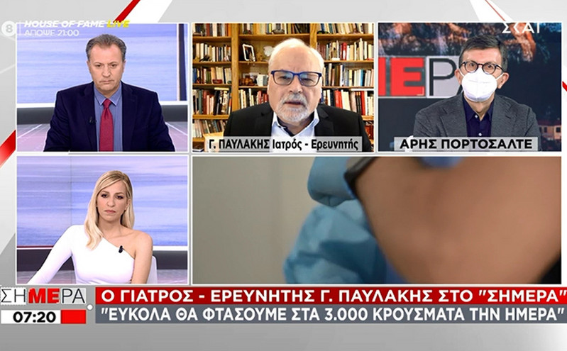 Παυλάκης: Σε κίνδυνο κατάρρευσης η Αττική - «Πανεύκολο» να φτάσουμε τα 3.000 κρούσματα τη μέρα
