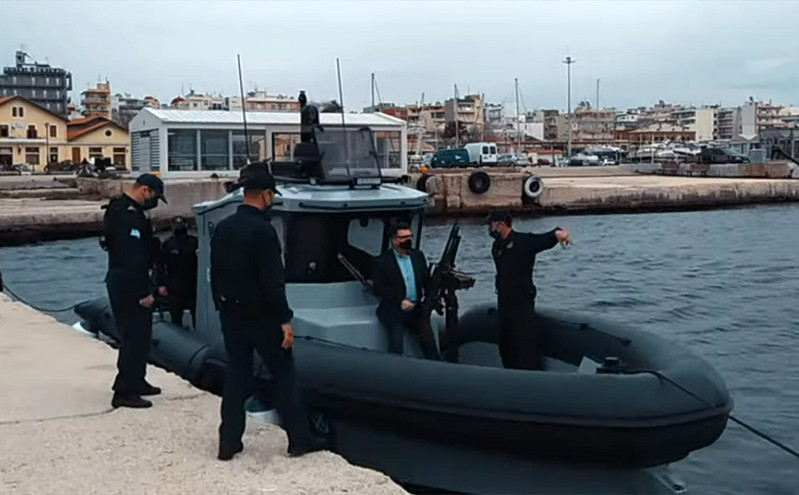 Εγκαινιάστηκε το νέο παντός καιρού περιπολικό σκάφος που βρίσκεται στο λιμάνι Αλεξανδρούπολης