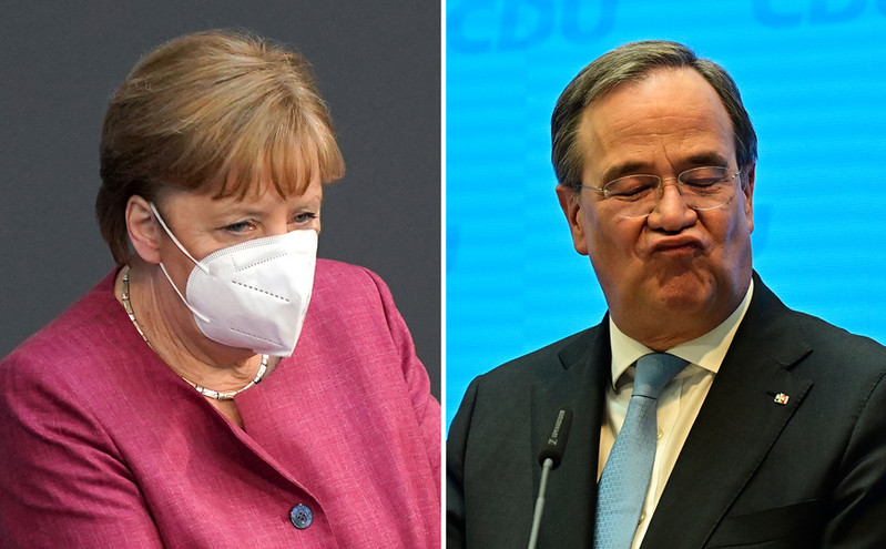 Εκλογές στη Γερμανία: Η Μέρκελ δεν ψήφισε τον Λάσετ για τη υποψηφιότητα του CDU