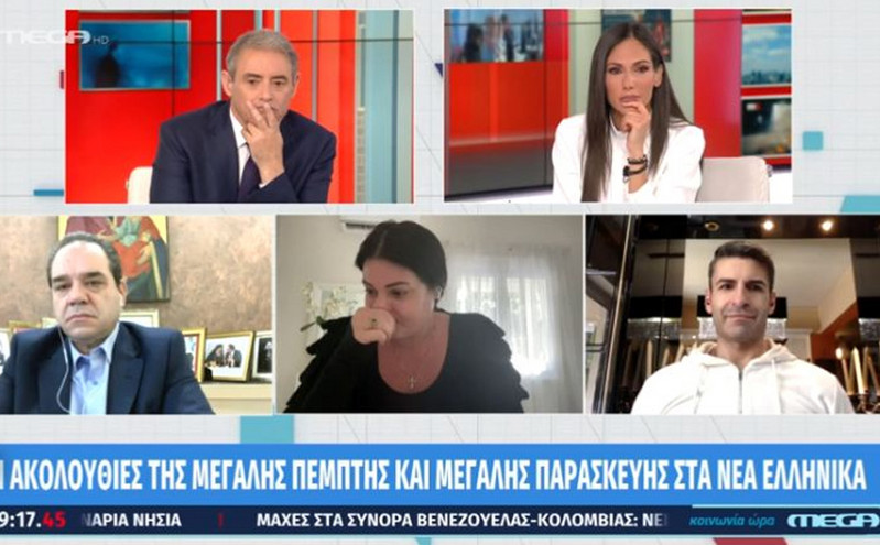 Συγκινήθηκαν Χασαπόπουλος &#8211; Βούλγαρη με την αφήγηση της Μαρίας Κορινθίου