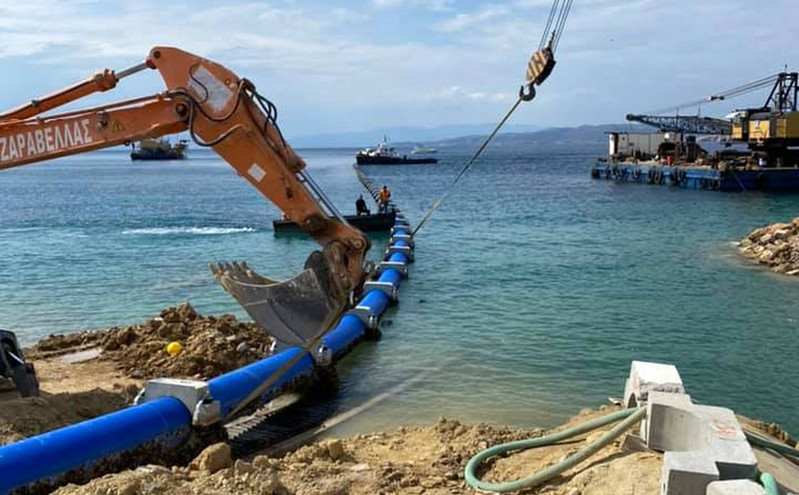 ΕΥΔΑΠ: Ολοκληρώθηκε η πόντιση του υποθαλάσσιου αγωγού υδροδότησης της Αίγινας