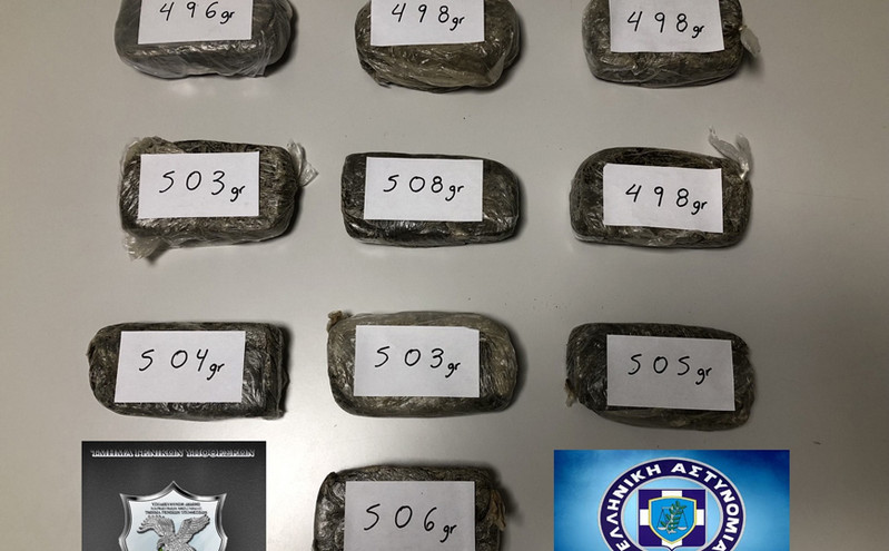 Θεσσαλονίκη: «Μπλόκο» σε 5 κιλά ηρωίνη που προορίζονταν για πιάτσες ναρκωτικών