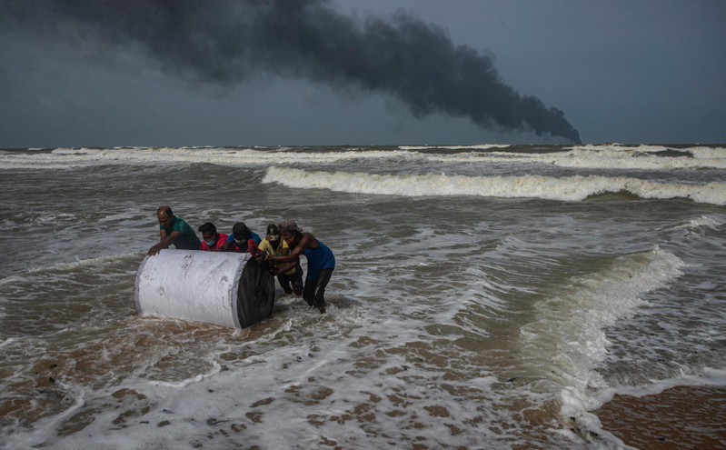 Μεγάλη οικολογική καταστροφή στη Σρι Λάνκα &#8211; Τρομακτικές εικόνες