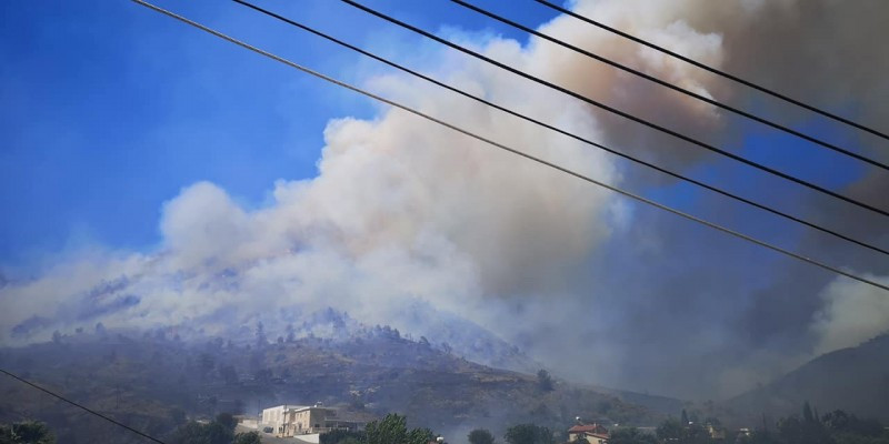 Κύπρος: Κι ελληνικά καναντέρ επιχειρούν στη μεγάλη φωτιά στη Λεμεσό