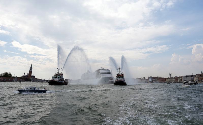 Η απειλή της UNESCO και οι σκέψεις για απαγόρευση των κρουαζιερόπλοιων στο Μεγάλο Κανάλι της Βενετίας