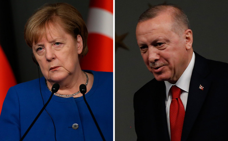 Μέρκελ: Οπισθοδρόμηση και απόκλιση από τα ψηφίσματα του ΟΗΕ η στάση του Ερντογάν