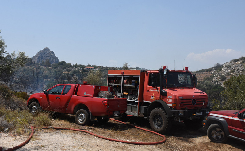 Βόνιτσα: Συνεχίζεται η μάχη με τις φλόγες &#8211; Εκκενώθηκε προληπτικά ο οικισμός Δρυμός