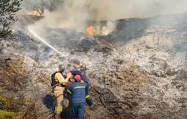 Ζάκυνθος: Προσήχθη ύποπτος για την πυρκαγιά στο Αργάσι
