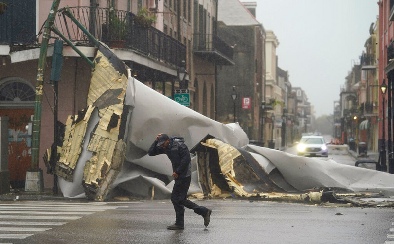 Τυφώνας Άιντα: Εικόνες από το χάος σε Νέα Ορλεάνη και Λουιζιάνα