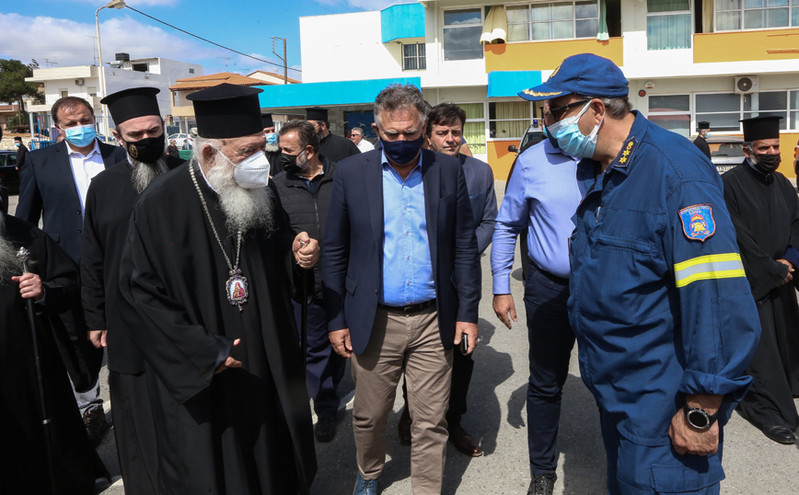 Στο Αρκαλοχώρι ο Ιερώνυμος: «Το σημαντικότερο είναι η στήριξη με έργα και όχι λόγια»