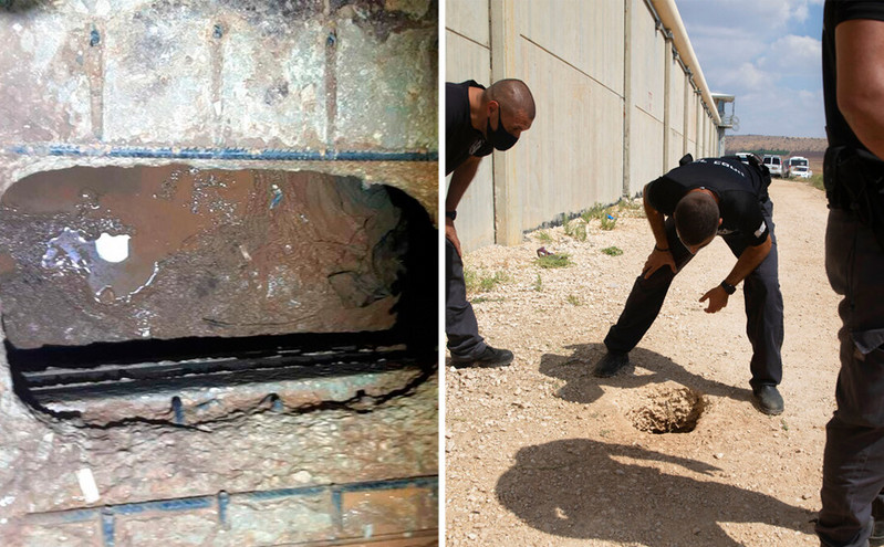 Παλαιστίνιοι έσκαψαν τούνελ και το έσκασαν από ισραηλινή φυλακή υψίστης ασφαλείας