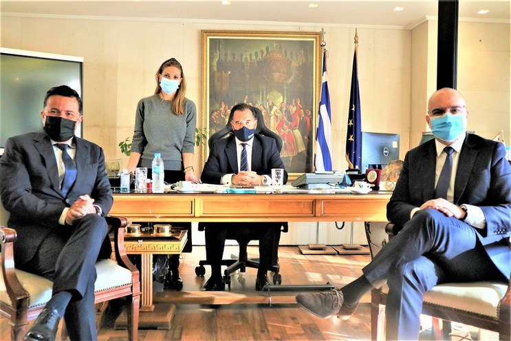 Συνάντηση Άδωνι Γεωργιάδη με εκπροσώπους της Louis Vuitton