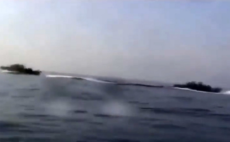 Ιράν: Έδωσε στη δημοσιότητα πλάνα από την «καταδίωξη αμερικανικών πολεμικών πλοίων»