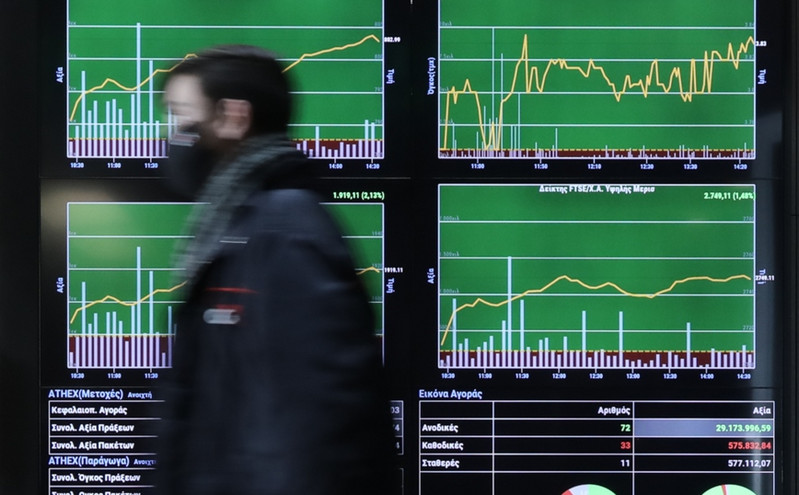 Χρηματιστήριο Αθηνών: Στις 1.116,65 μονάδες ο Γενικός Δείκτης Τιμών, με άνοδο 0,49%