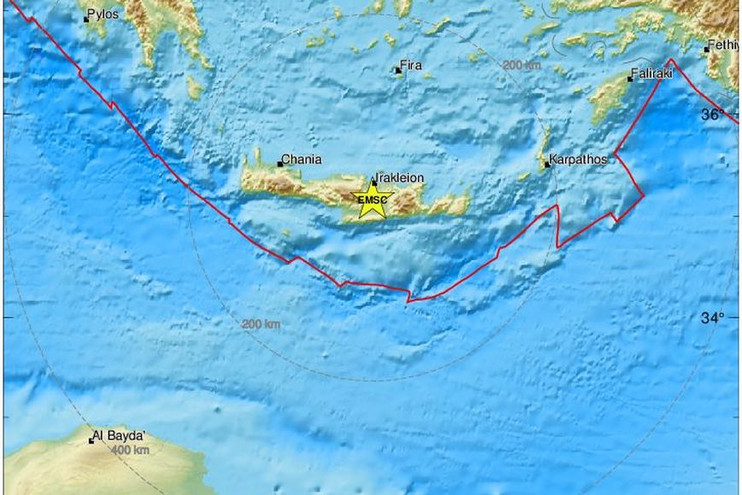 Δύο νέοι σεισμοί στην Κρήτη με επίκεντρο το Αρκαλοχώρι