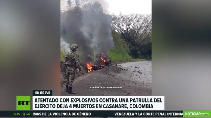 Κολομβία: Τρεις στρατιωτικοί κι ένας πολίτης νεκρός από έκρηξη βόμβας