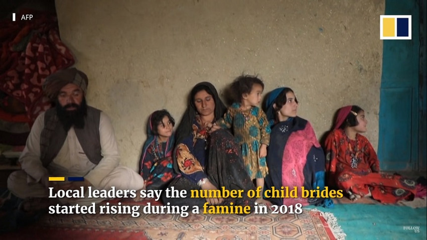 Αφγανιστάν: Γονείς «παντρεύουν» μικρά κορίτσια με αντάλλαγμα χρήματα, για να γλιτώσουν τη λιμοκτονία