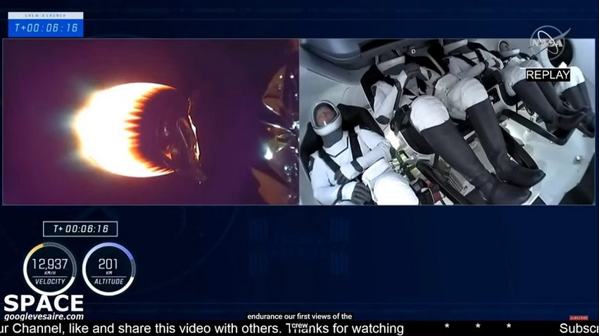 Πύραυλος της SpaceX με 4 αστροναύτες απογειώθηκε για να τους μεταφέρει στον Διεθνή Διαστημικό Σταθμό