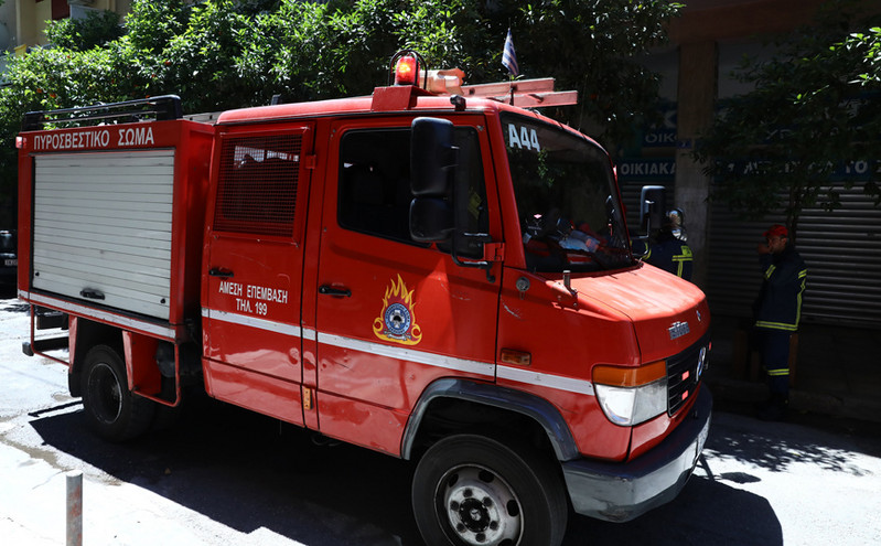 Φωτιά τώρα στην Αγία Μαρίνα Κορωπίου