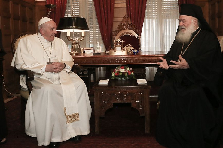 Πάπας Φραγκίσκος σε Αρχιεπίσκοπο Ιερώνυμο: Συγγνώμη για τα σφάλματα τόσων καθολικών