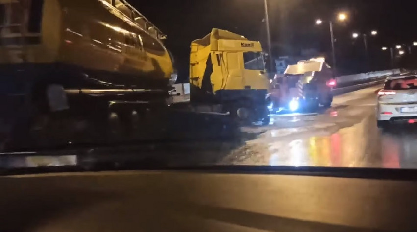 Θεσσαλονίκη: Τροχαίο με βυτιοφόρο – Διαρροή καυσίμων και συγκρούσεις αυτοκινήτων