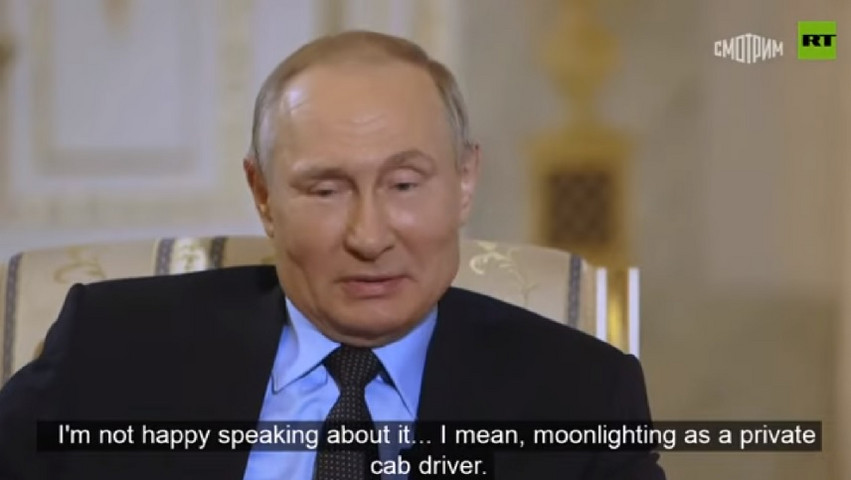 Βλαντιμίρ Πούτιν: Δυστυχώς έπρεπε να δουλέψω ως ταξιτζής