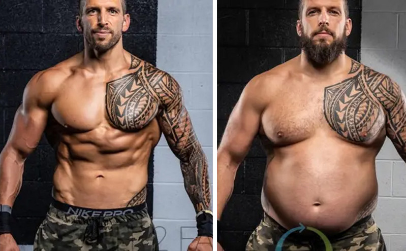 Personal trainer πήρε επίτηδες 30 κιλά σε έναν χρόνο και τα έχασε σε 6 μήνες
