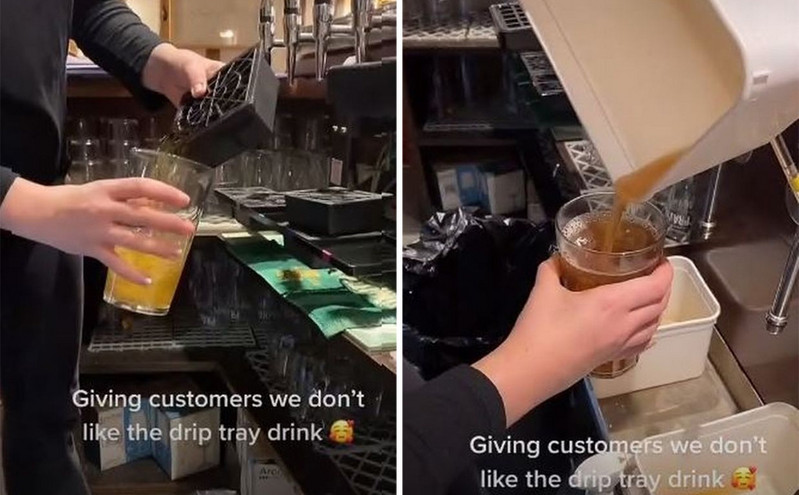 Εργαζόμενοι σε μπαρ παραδέχονται στο TikTok ότι σερβίρουν βρώμικα υπολείμματα μπύρας στους πελάτες που αντιπαθούν