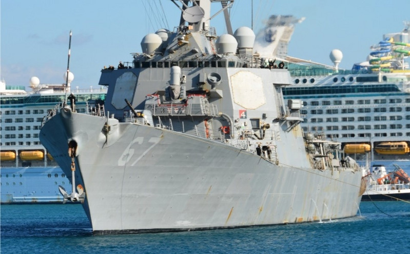 Στο λιμάνι της Λεμεσού η αμερικανική φρεγάτα USS Cole