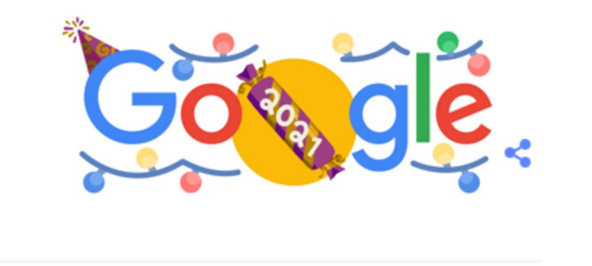 Παραμονή Πρωτοχρονιάς: Αφιερωμένο στην τελευταία ημέρα του 2021 το Doodle της Google