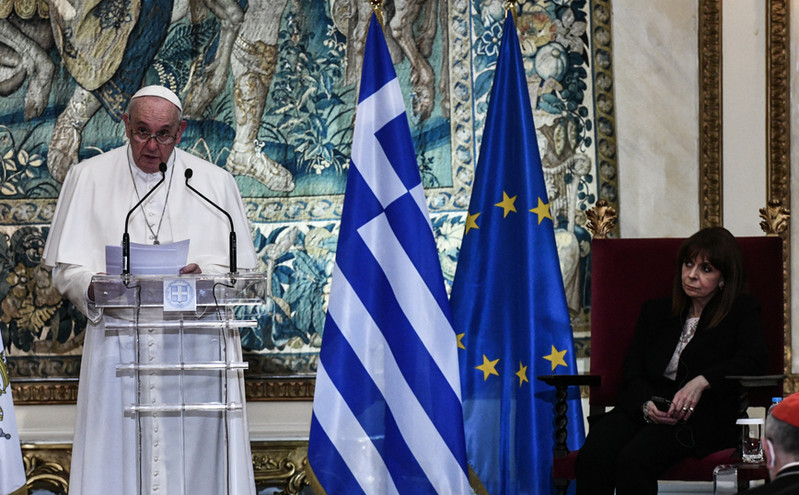 Πάπας Φραγκίσκος: Χωρίς την Ελλάδα, ο κόσμος δεν θα ήταν αυτό που είναι σήμερα