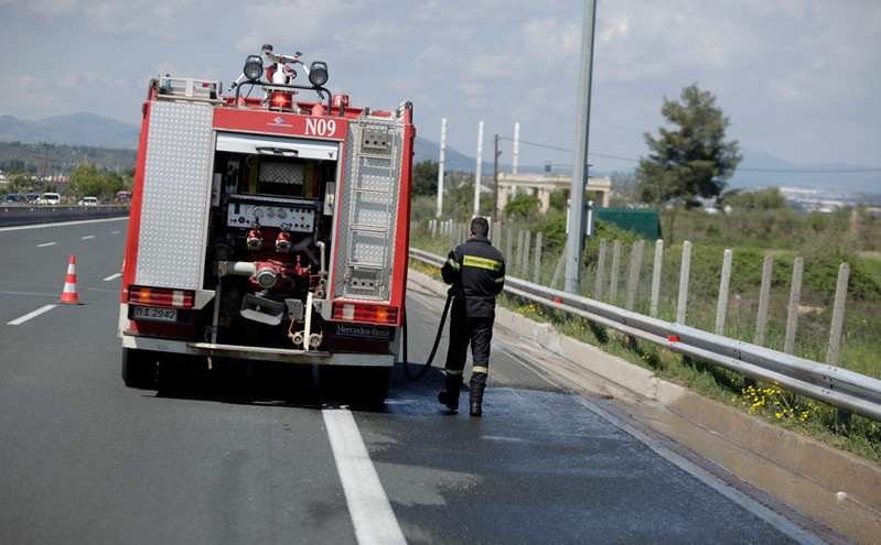 Κοζάνη: Φωτιά σε φορτηγό στην Εγνατία &#8211; Σε ποιο σημείο διακόπηκε η κυκλοφορία
