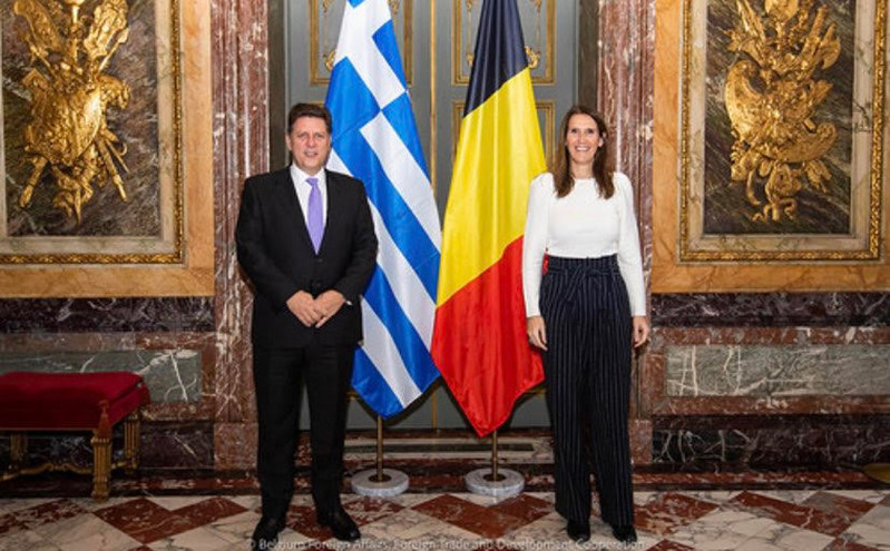 Μιλτιάδης Βαρβιτσιώτης: Συναντήθηκε με την αναπληρώτρια πρωθυπουργό του Βελγίου