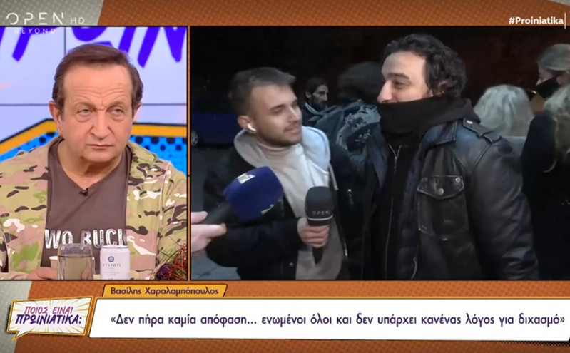 Βασίλης Χαραλαμπόπουλος για το περιστατικό με τη Σάσα Σταμάτη: «Δεν υπάρχει κανένας λόγος για διχασμό»