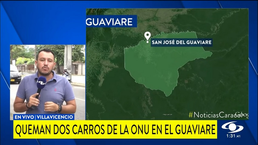Κολομβία: Επίθεση σε αυτοκινητοπομπή του ΟΗΕ από ομάδα ενόπλων