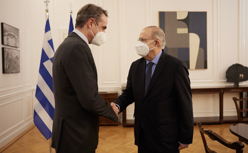 Συνάντηση Μητσοτάκη &#8211; Κασουλίδη: Κοινός στόχος η εξεύρεση συνολικής και λειτουργικής λύσης στο Κυπριακό